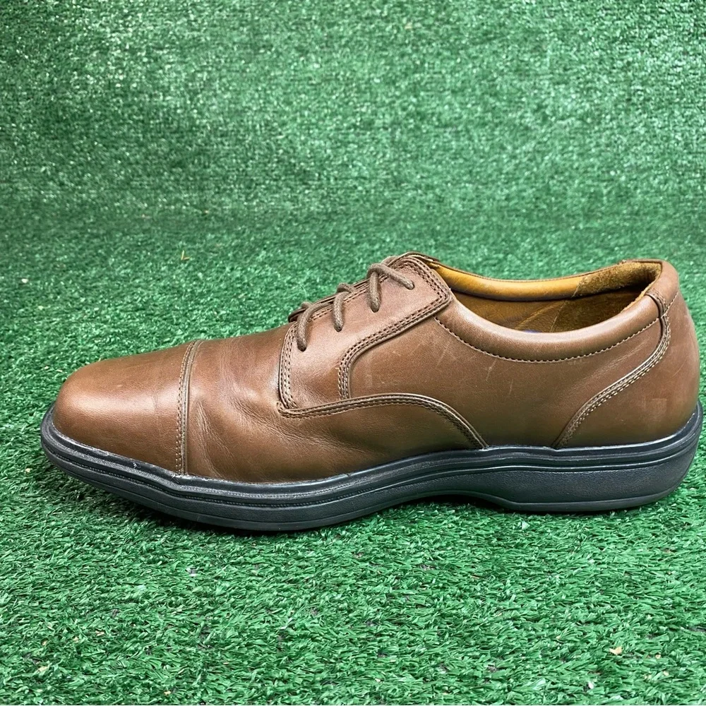 Dr Comfort Diabetic Shoes Leather Men's Size 10 W Wide‎ Model: Captain 8120